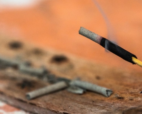 Räuchern verändert die Schwingung