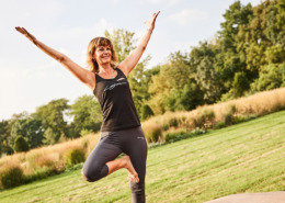 SPORT.PLATZ WIEN & Radio Wien Yogastunde mit Evelyn Vysher | das Finale 2024 im Donaupark Foto: Stefan Burghart @fotoburghart